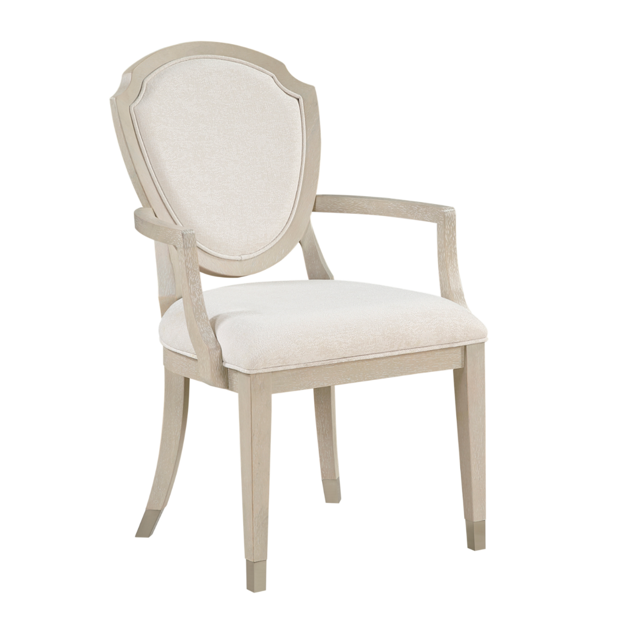 MAZ Genoa Collection oak dining set with rectangular table and four matching chairs in a modern dining room setting