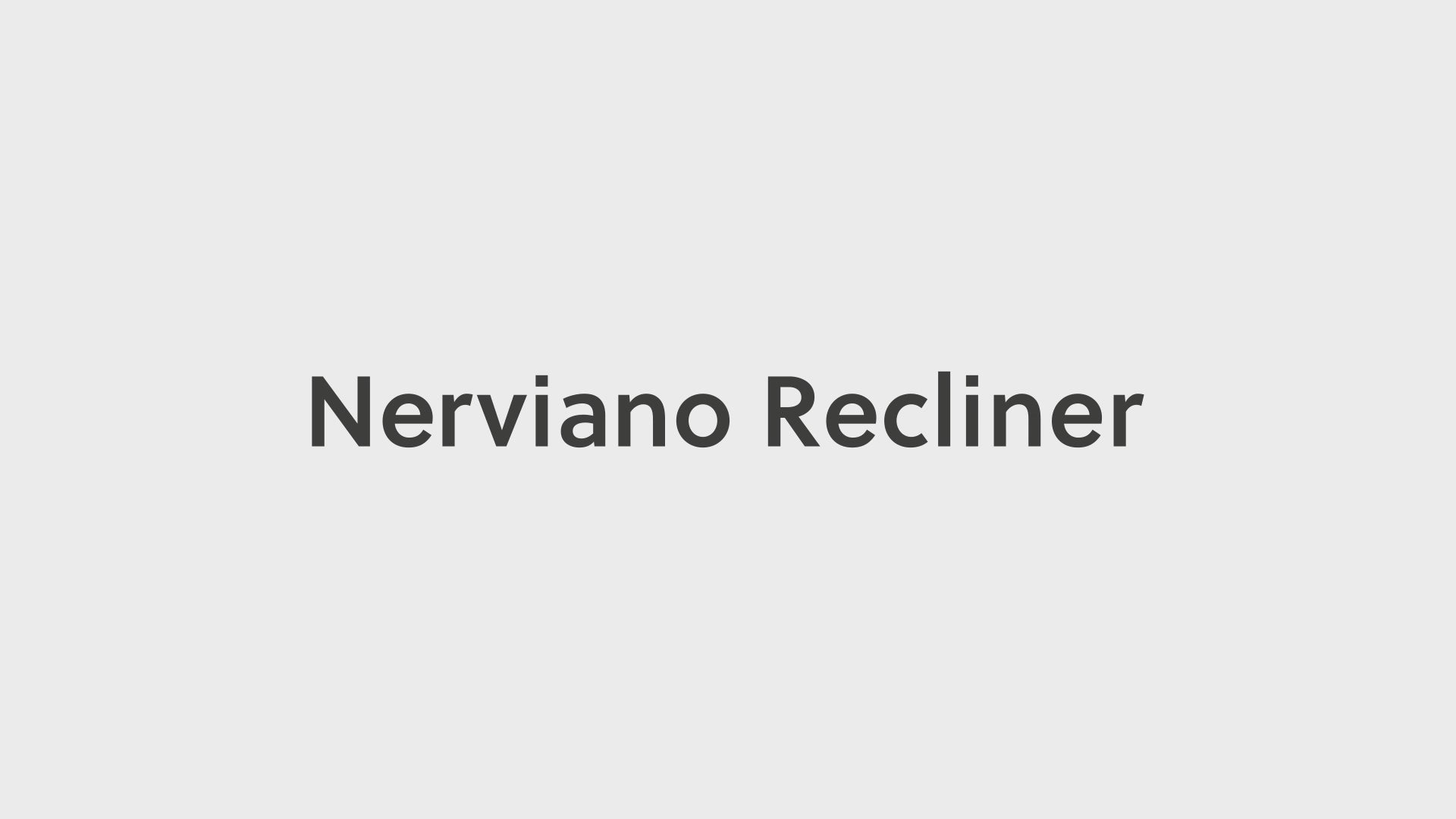 Nerviano Zero Wall Recliner Mocha