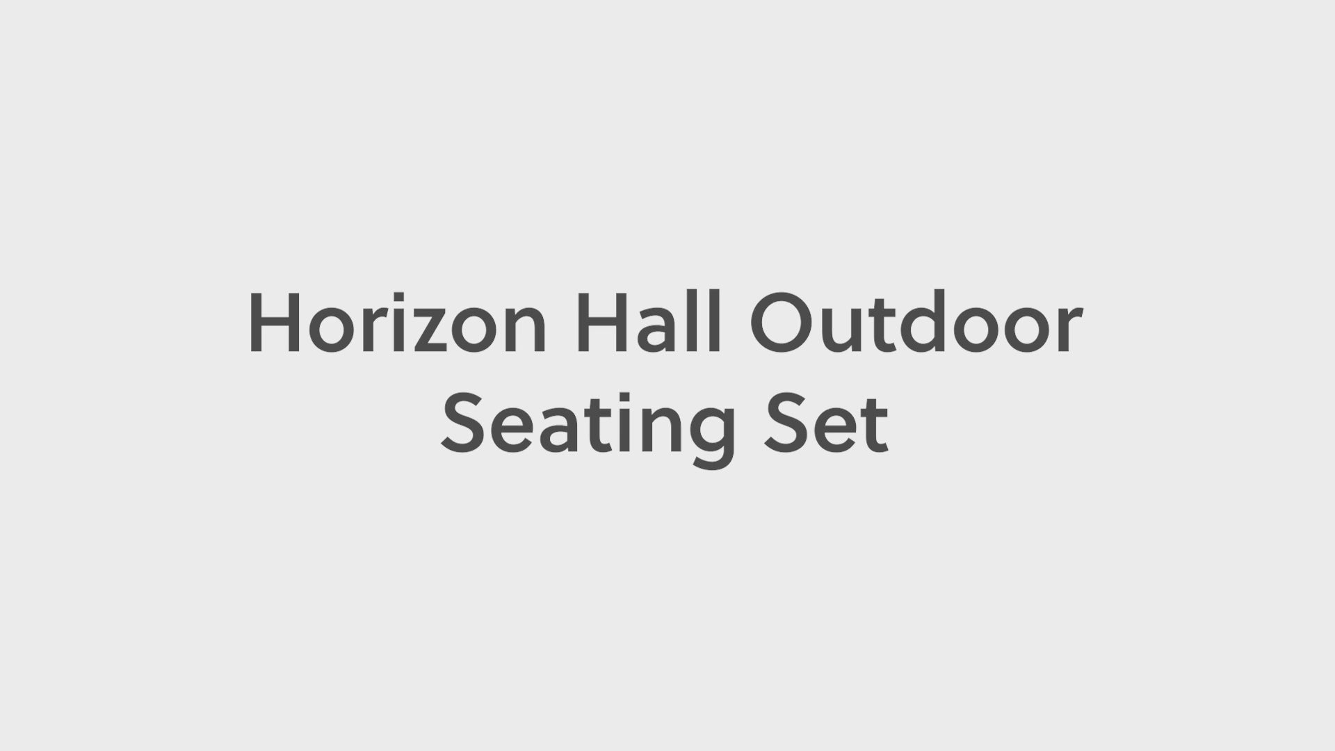 Horizon Hall Patio Set