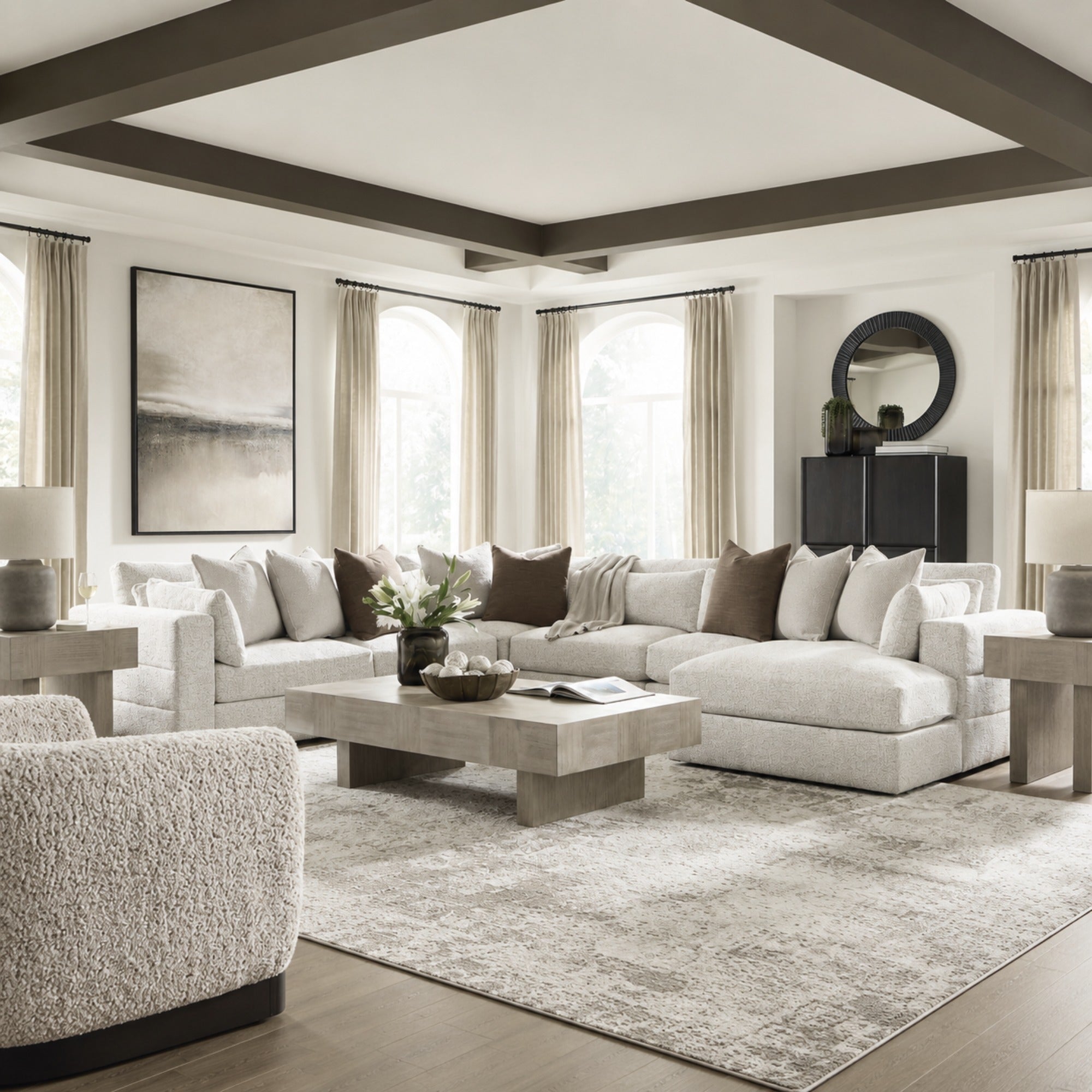 Ashbourne Estate 6-Piece Sectional with Chaise