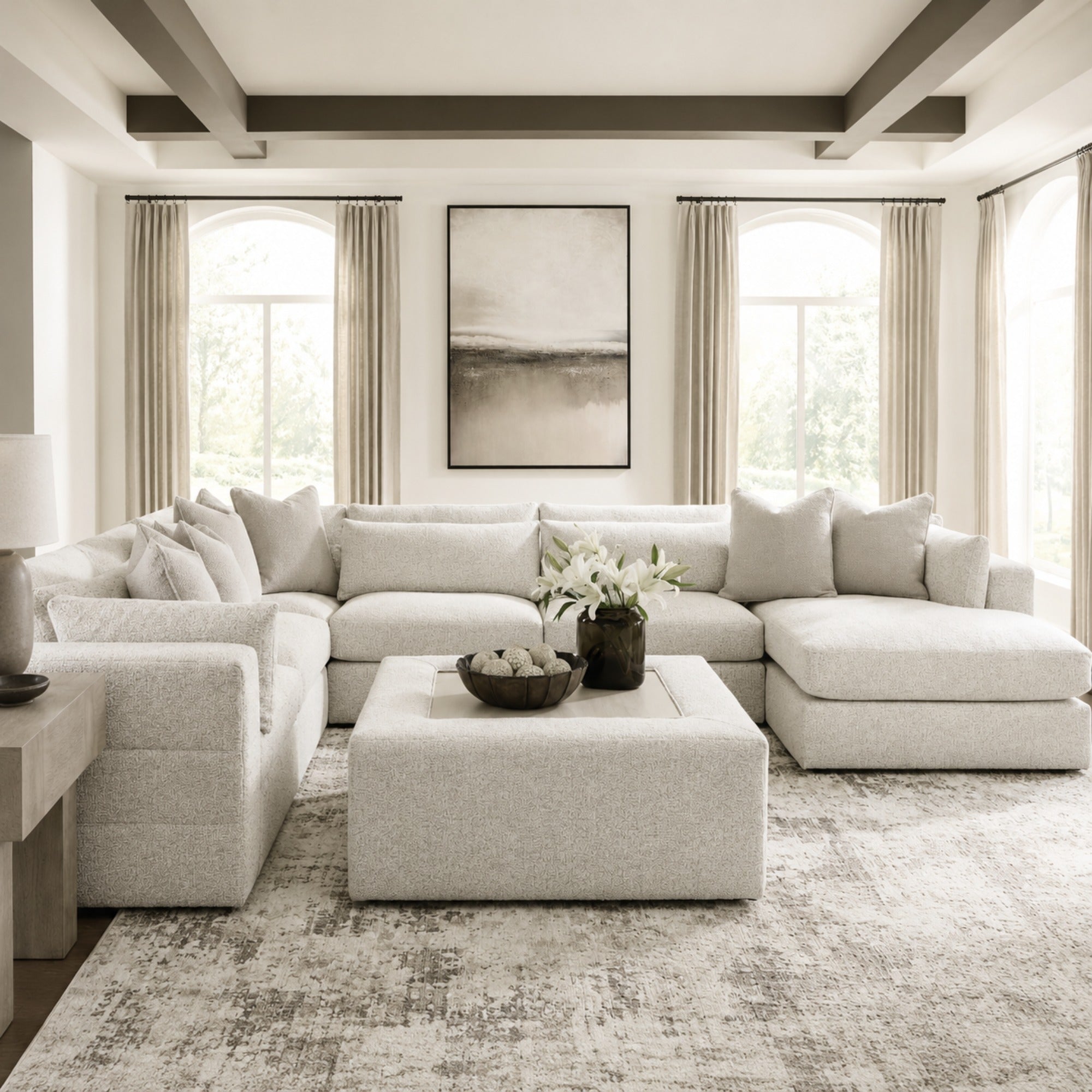 Ashbourne Estate 6-Piece Sectional with Chaise