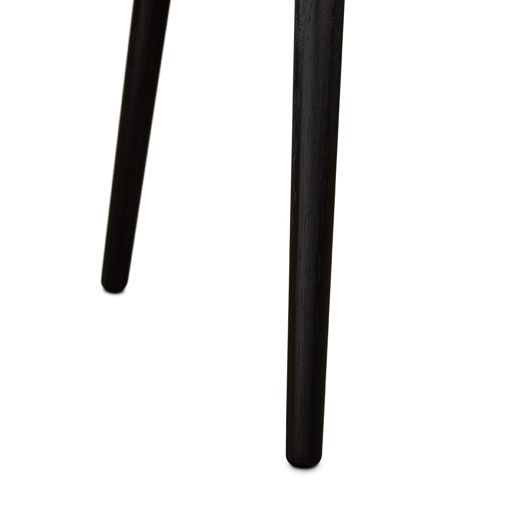 Black Viola coffee table by Xcella, featuring a sleek modern design with a smooth surface and sturdy legs.