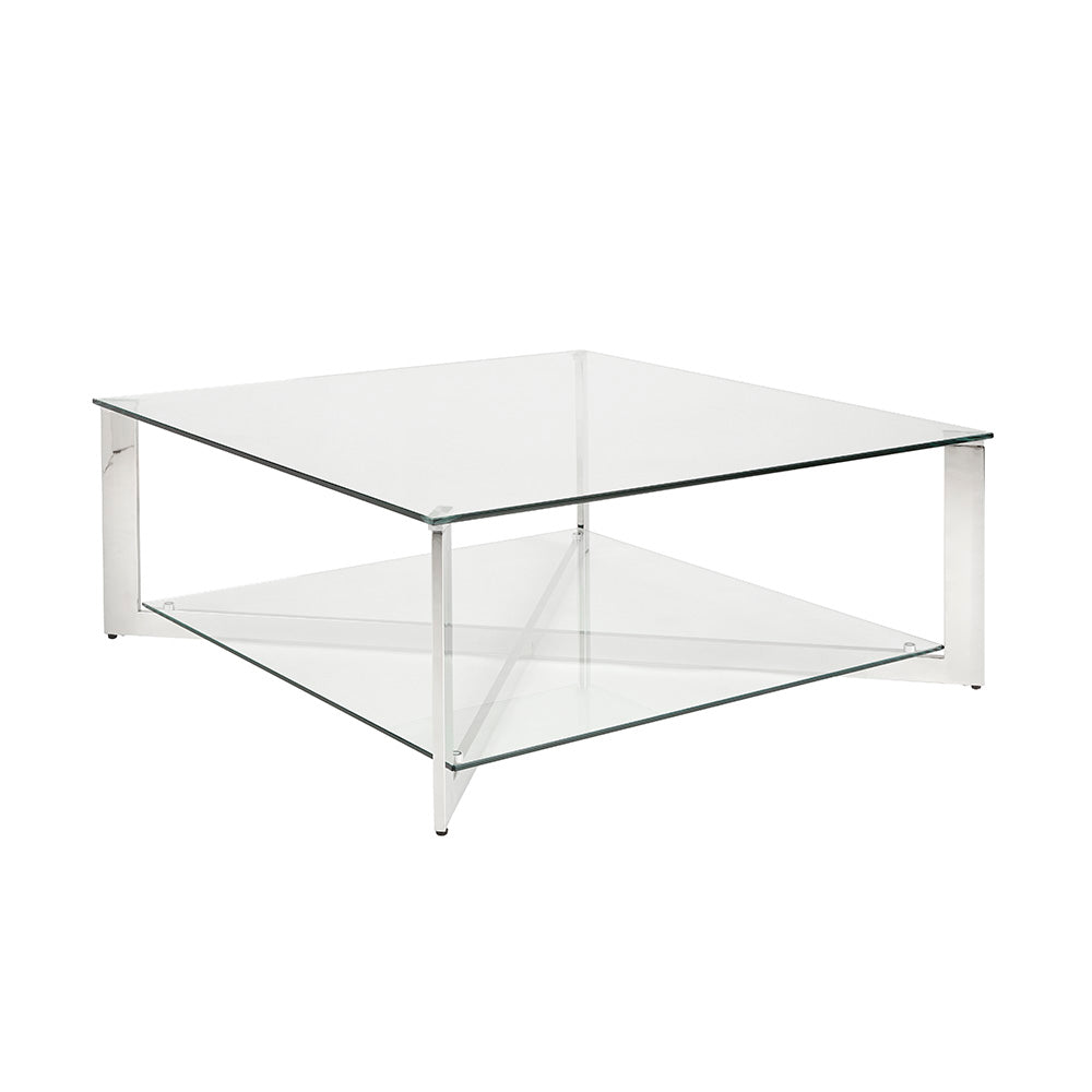 Square Maison coffee table by Xcella featuring a modern design with a sleek wooden top and sturdy legs.