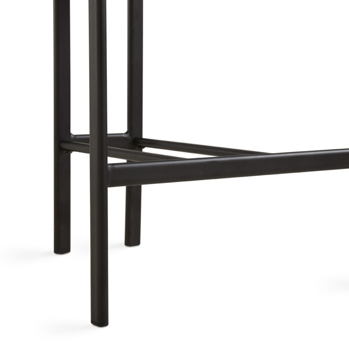 Xcella Otis Counter Bar Stool with wooden seat and metal frame, modern design for kitchen or bar area.