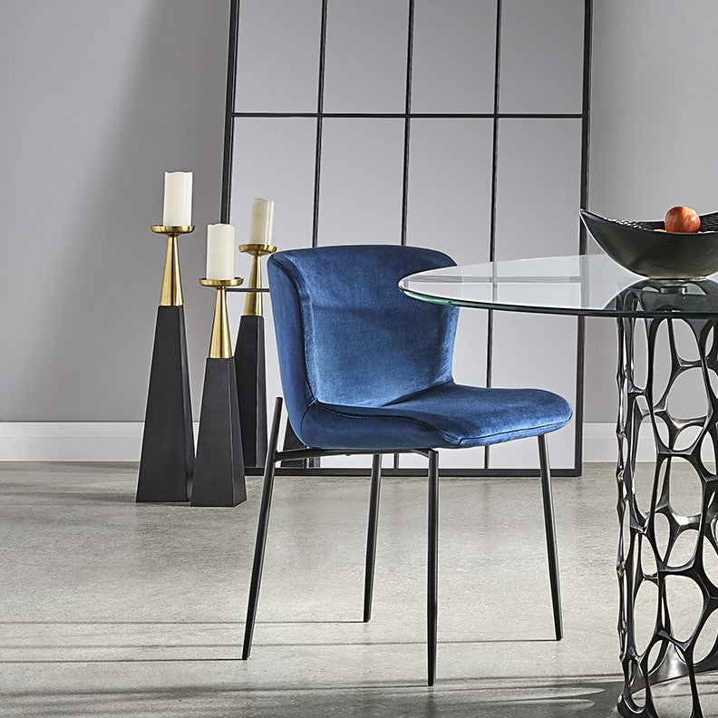 Set of two Xcella Mya pillar holders used as decorative decor with elegant design, shown in the image.