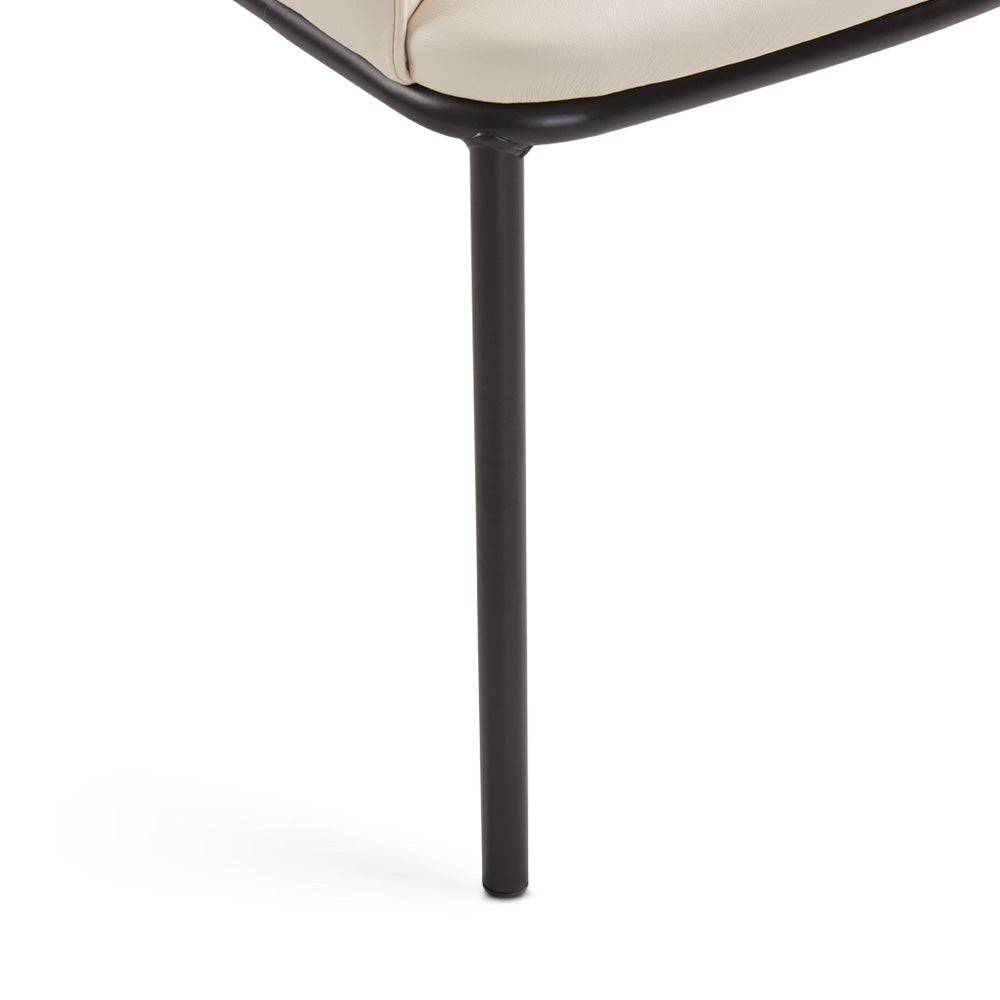 Xcella Harmony 5-piece round dining set in white with matching chairs, ideal for modern kitchen or dining room spaces.