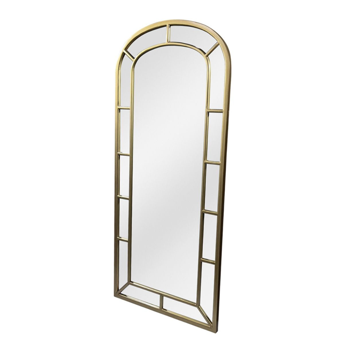 Xcella Wesley floor mirror with a sleek, modern frame, standing tall in a contemporary room setting.