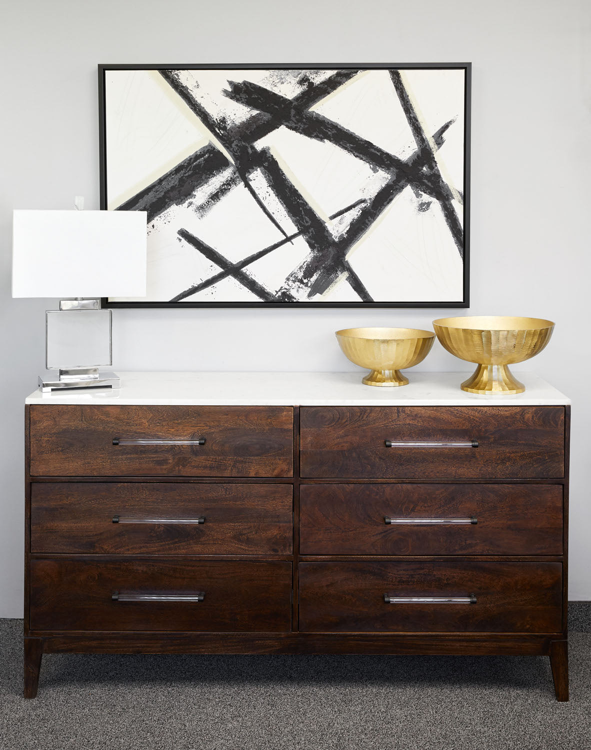 Black wall art by Xcella featuring abstract geometric design on canvas, perfect for modern home decor.