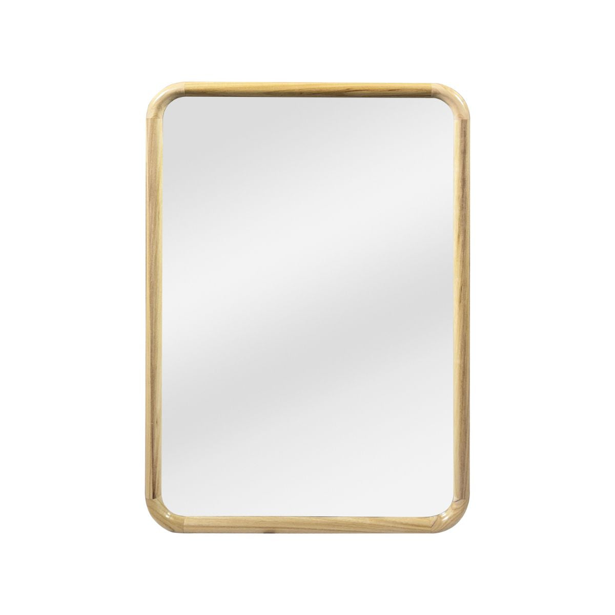 Xcella Annabel wall mirror with sleek frame, reflecting a modern home interior in a stylish living space.